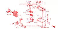 BATTERIE pour Honda TRANSALP 600 de 1990