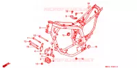 CADRE pour Honda TRANSALP 600 de 1990