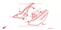 COUVERCLES LATERAUX pour Honda TRANSALP 600 de 1990