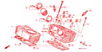 CYLINDRE pour Honda TRANSALP 600 de 1990