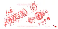 EMBRAYAGE pour Honda TRANSALP 600 de 1990
