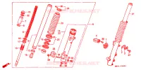 FOURCHE pour Honda TRANSALP 600 de 1990