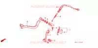 PEDALE pour Honda AFRICA TWIN 750 de 2000
