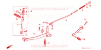 PEDALE pour Honda Z 50 R de 1994