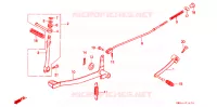 PEDALE pour Honda Z 50 R de 1998