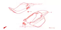 SELLE pour Honda Z 50 R de 1998