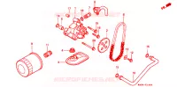 POMPE A HUILE pour Honda VT 1100 SHADOW de 1995
