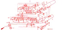 SILENCIEUX D'ECHAPPEMENT pour Honda VT 1100 SHADOW de 1996
