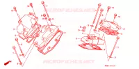 COUVERCLE DE POUSSOIR pour Honda VT 1100 SHADOW de 1992