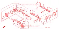 CLIGNOTANT pour Honda VT 1100 SHADOW de 1993