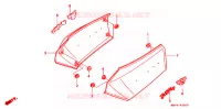 COUVERCLES LATERAUX pour Honda GL 1500 GOLD WING INTERSTATE de 1990