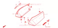 COUVERCLES LATERAUX pour Honda GL 1500 GOLD WING INTERSTATE de 1993