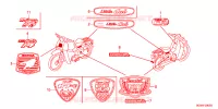 AUTOCOLLANTS pour Honda LITTLE CUB 50 de 2017