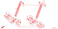 SUSPENSION AVANT pour Honda LITTLE CUB 50 de 2017