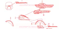 AUTOCOLLANTS pour Honda VALKYRIE 1500 F6C TOURER de 1999