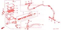 MAITRE CYLINDRE pour Honda VALKYRIE 1500 F6C TOURER de 1999