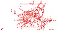 CADRE pour Honda GL 1500 GOLD WING SE de 1990