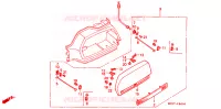 COUVERCLE DE VALISE pour Honda GL 1500 GOLD WING SE de 1990