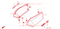COUVERCLES LATERAUX pour Honda GL 1500 GOLD WING SE de 1990