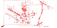 MAITRE CYLINDRE DE FREIN AVANT pour Honda GL 1500 GOLD WING SE de 1990