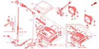 RADIO pour Honda GL 1500 GOLD WING SE de 1990