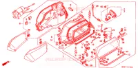 VALISES LATERALES pour Honda GL 1500 GOLD WING SE de 1990