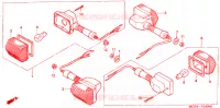 CLIGNOTANT pour Honda CB 750 NIGHTHAWK de 2001