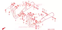 SILENCIEUX D'ECHAPPEMENT pour Honda CB 750 NIGHTHAWK de 2001