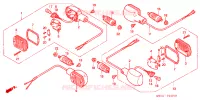 CLIGNOTANT pour Honda CB 750 BLACK de 1992
