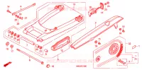 BRAS OSCILLANT pour Honda CB 750 NIGHTHAWK de 1992