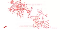 COUVERCLE GAUCHE pour Honda CB 750 NIGHTHAWK de 1992
