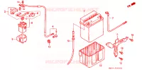 BATTERIE pour Honda CB 750 NIGHTHAWK de 1994