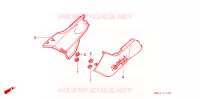 COUVERCLES LATERAUX pour Honda CB 750 NIGHTHAWK de 1994