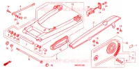 BRAS OSCILLANT pour Honda CB 750 NIGHTHAWK de 1996