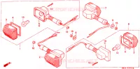 CLIGNOTANT pour Honda CB 750 NIGHTHAWK de 1996