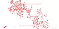 COUVERCLE GAUCHE pour Honda CB 750 NIGHTHAWK de 1997