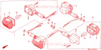 CLIGNOTANT pour Honda CB 750 NIGHTHAWK de 1998