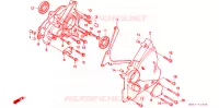 COUVERCLE GAUCHE pour Honda CB 750 NIGHTHAWK de 1998