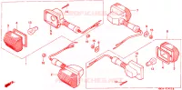 CLIGNOTANT pour Honda CB 750 NIGHTHAWK de 1999