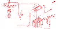 BATTERIE pour Honda CB 750 NIGHTHAWK de 1999