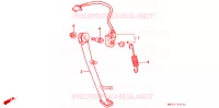 BEQUILLE LATERALE pour Honda CB 750 NIGHTHAWK de 1999