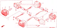 CLIGNOTANT pour Honda CB 750 NIGHTHAWK de 1999