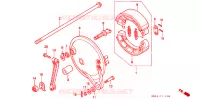 FLASQUE   MACHOIRES DE FREIN ARRIERE pour Honda CB 750 NIGHTHAWK de 1999