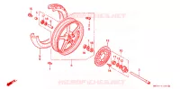 ROUE AVANT pour Honda CB 750 NIGHTHAWK de 1999