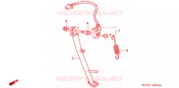 BEQUILLE LATERALE pour Honda CB 750 NIGHTHAWK de 2000