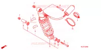 AMORTISSEUR ARRIERE pour Honda CB 900 F 919 de 2004