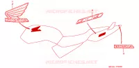 AUTOCOLLANTS pour Honda CB 900 F 919 de 2004