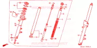 FOURCHE pour Honda CB 900 F 919 de 2004