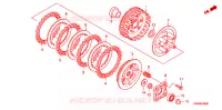 EMBRAYAGE pour Honda CB 110 Front brake drum de 2015