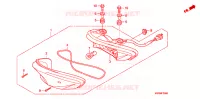FEU ARRIERE pour Honda CB 110 Front brake drum de 2015